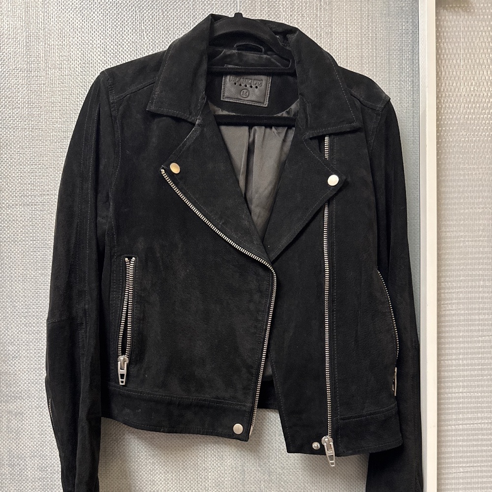 BlankNYC Suede Leather biker style jacket